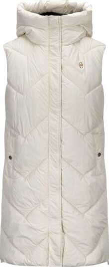 Conte Of Florence Long gilet flaine M hvit dame