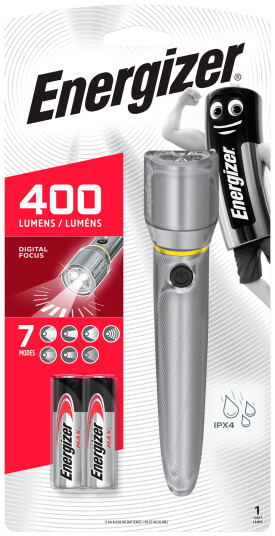 Energizer Vision HD lommelykt ??? 400 lm, digital fokus Energizer Vision HD lommelykt ??? 400 lm, digital fokus