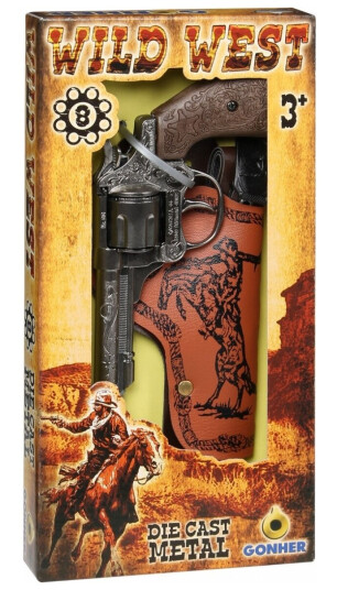 Pulis Gonher Guns Gonher Sett Med Cowboyvåpen Wild-West 201/0 Pulis Gonher Guns Gonher Sett Med Cowboyvåpen Wild-West 201/0