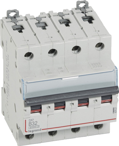 Legrand DX3 MCB automatsikring B32 4P 4M 6/10kA