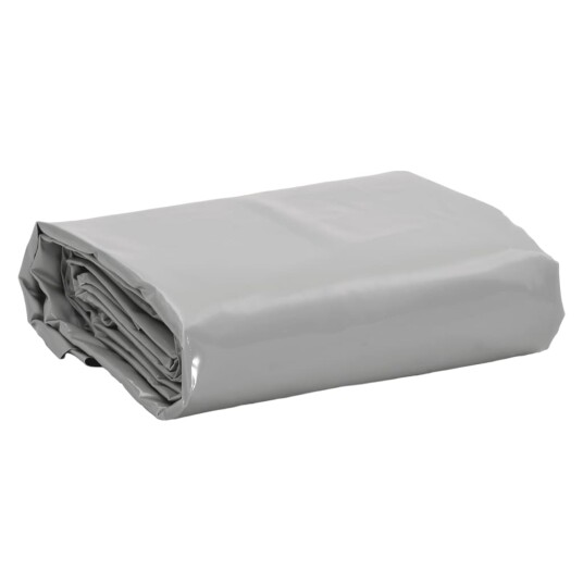 Presenning grå 5x6 m 650 g/m²