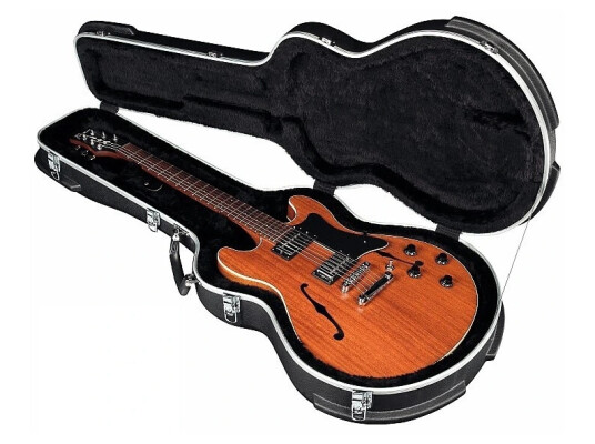 Framus Premium Electric Guitar Abs Case Semi-Hollowbody, Curved - Svart