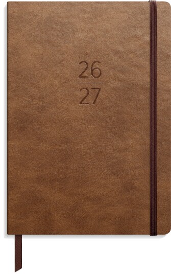 Grieg Studentkalender Grieg A5 26/27 brun