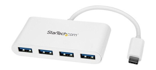 StarTech.com USB-C Hub USB-hub - 4 porter - Hvit