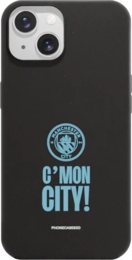 Phonecases3D iPhone 15 Man City komposterbart deksel, svart