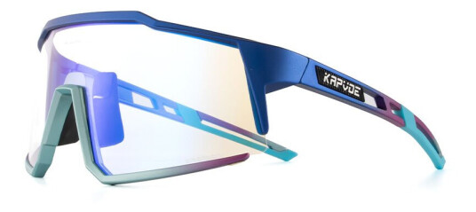 Raske briller - Ke9022 Photochromic fra Kapvoe - Blå - plast - sport - standard