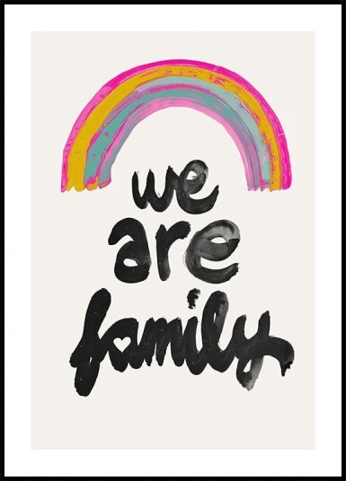 Rainbow Unity Poster Plakat / 21x30cm