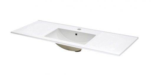 Cassøe servant, 121x46,5 cm, hvit Cassøe servant, 121x46,5 cm, hvit