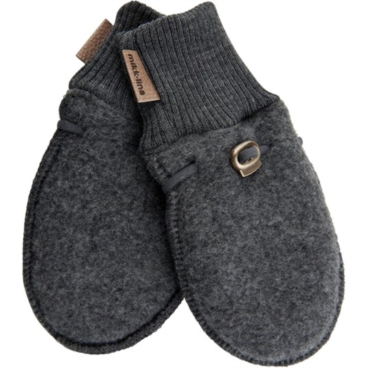 Mikk-line Ull Votter Anthracite Melange 62-68 Mikk-line Ull Votter Anthracite Melange 62-68