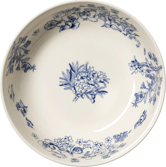 Arabia Moomin Serving Bowl 28Cm Haru   Blue   28 CM