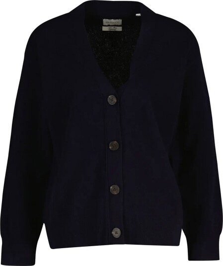 Gant Superfine Lambswool Cardigan Navy XS
