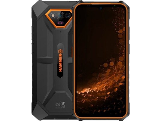 Myphone Hammer Iron V 6 64GB Svart Og Oransje Iron V oransje