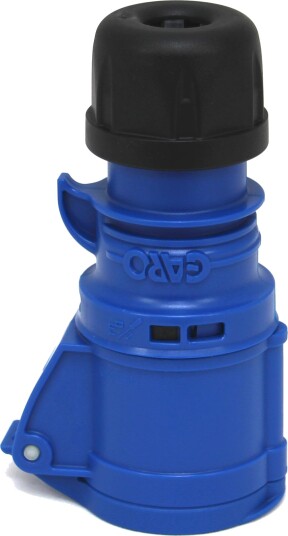 Garo Basic Skjøtekontakt IP44 3-polet 16 A 6 h, blå, Stikkontakter & kabler