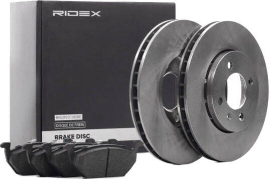 Bremseskiver og klosser RIDEX 3405B1128
