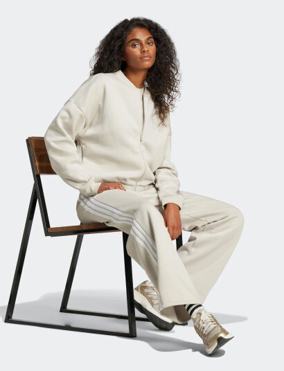 Adidas Sportswear W Sl+ Fl Bomber Cream XL Adidas Sportswear W Sl+ Fl Bomber Cream XL
