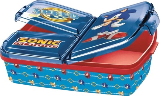 Euromic SONIC multi compartment sandwich box 18 x 13 cm NEW Euromic SONIC multi compartment sandwich box 18 x 13 cm NEW