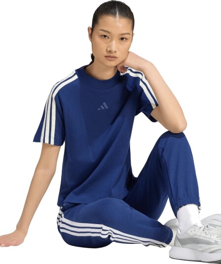 Adidas Sportswear W Ak 3S Tee Navy M Adidas Sportswear W Ak 3S Tee Navy M