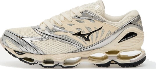 Joggesko Mizuno Wave Prophecy Ls Pristine/ Black/ Silver EUR 42.5