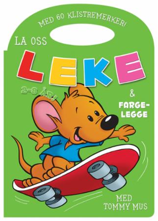 La oss leke og fargelegge! Tommy Mus. Grønn
