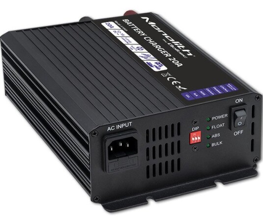 Qoltec Monolith Batterilader 20A LiFePO4 AGM GEL SLA