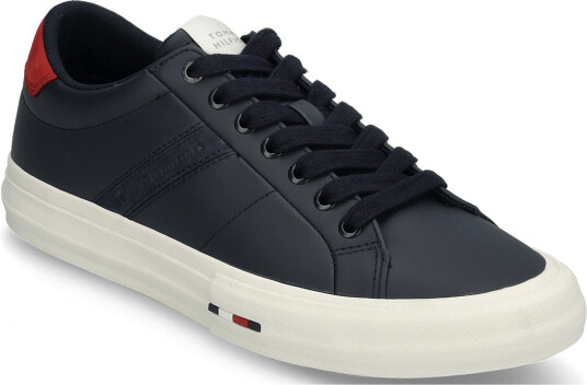 Tommy Hilfiger Premium Lth Vulc Long Lace   Navy   43