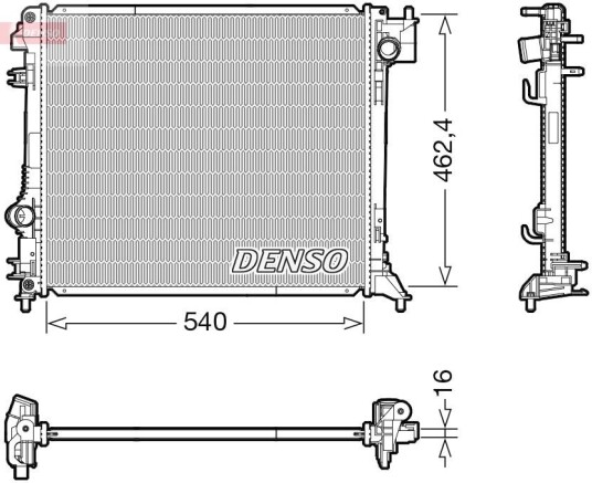 Radiator DENSO DRM46062