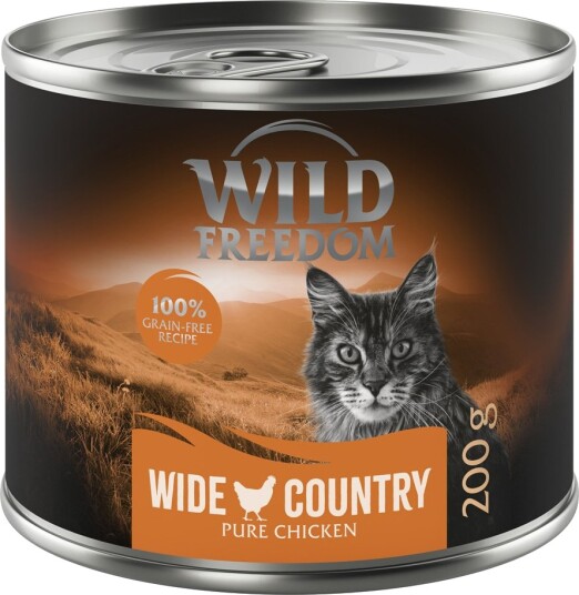 Wild Freedom Våtfôr Adult Wide Country Ren Kylling 12 X 200 G