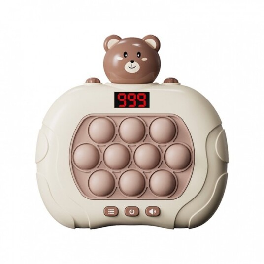 Maxlife MXPS-200 Push Pop It-leke med display bamse
