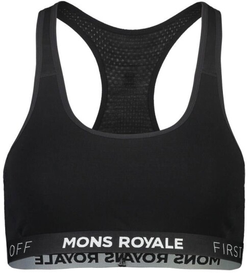 Mons Royale Sierra Sports Bra blåck M