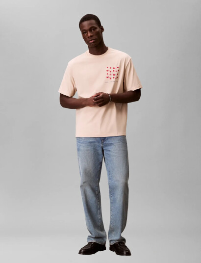 Calvin Klein Jeans Ss 16S Calvin Somewhere Graphic Pink S Calvin Klein Jeans Ss 16S Calvin Somewhere Graphic Pink S