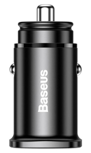 Baseus 30W PPS Billader med USB-A og USB-C - Hurtiglading, Svart