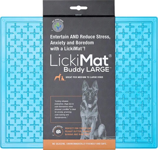 LickiMat Classic Buddy XL Hundeskål Lys Blå 30,5x25,5 cm
