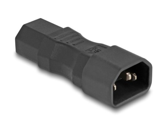 Delock Nettadapter Iec 60320 - C14 Til C13, Støpsel / Stikkontakt, 10 A, Rett