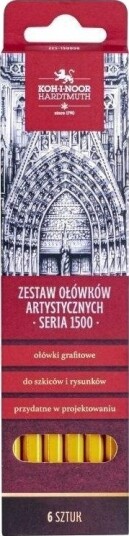 Blyantskrin Art Pencil 1500-Serien 6 Stk