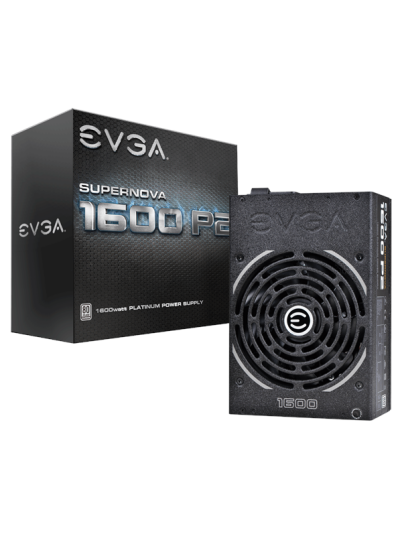 EVGA SuperNOVA 1600 P+ Strømforsyning (PSU) - 1600 Watt - 140 mm - 80 Plus Platinum sertifisert