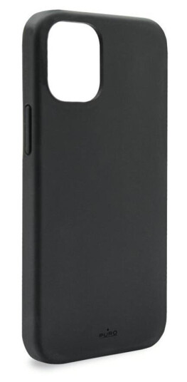 Puro iPhone 12 Pro Max Puro Icon Silikondeksel - Svart