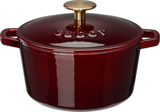 Sabor - Classic støpejernsgryte 2L Zinfandel Brass