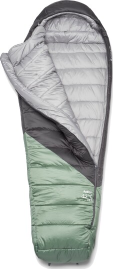 RAB Radeon  12°C fibersovepose til dame Dark Fig Green/Graphene Reg LZ