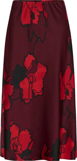 InWear Dawniw Skirt ZINFANDEL SKETCH FLOWER 32