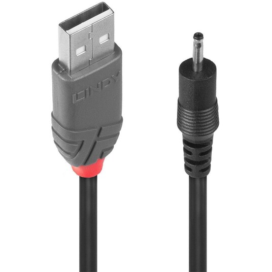 Lindy 1,5 m USB 2.0 Strømkabel EIAJ-01 Svart