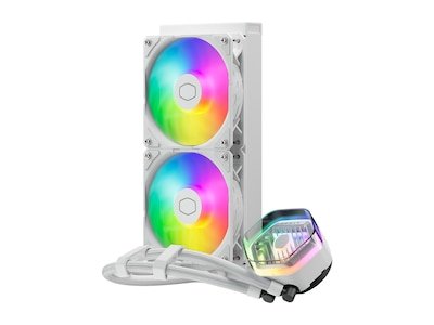 Cooler Master Liquid 240 Atmos ARGB CPU Kjøler  hvit 