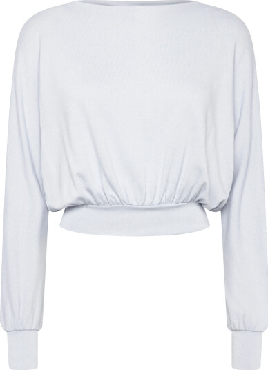 Gina Tricot Boatneck Top Blue L Gina Tricot Boatneck Top Blue L
