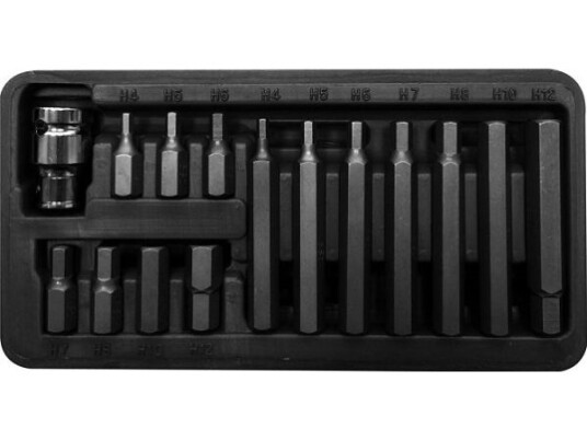 Proline Pro-Line 3/8 Hex 4-12 Bits Sett 15 Stykker (10743) Proline Pro-Line 3/8 Hex 4-12 Bits Sett 15 Stykker (10743)