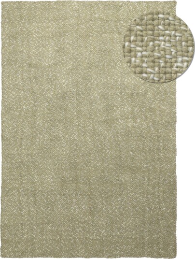 Innendørs/Utendørs tepper   Orta Wool Look mosegrønn Størrelse: 240 x 340 cm