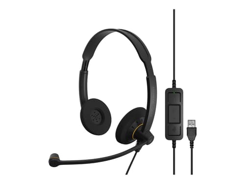 Epos Impact Sc 60 Usb Ml Hodesett Usb-a Optimert For Ms Teams, Optimert For Uc Stereo Svart Epos Impact Sc 60 Usb Ml Hodesett Usb-a Optimert For Ms Teams, Optimert For Uc Stereo Svart