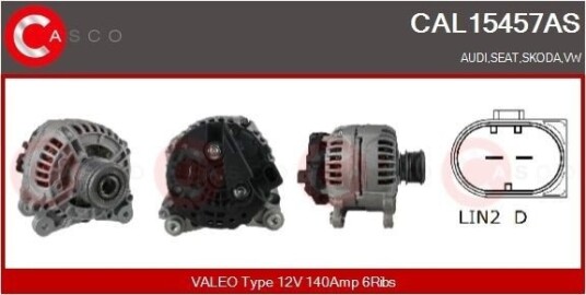 CASCO CAL15457AS Dynamo CASCO CAL15457AS Dynamo