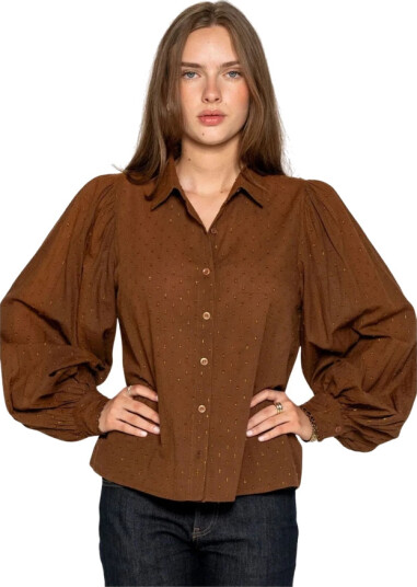 Missmaya Dame Bluser & Skjorter Brun S, Missmaya Dame Bluser & Skjorter Brun S,