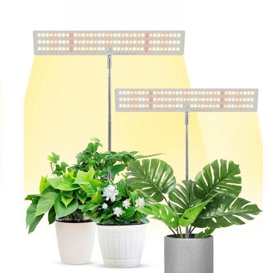 LED plantelys med 3 lysmoduser og 4-trinns dimmer