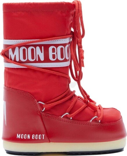 Moon Boot Kids" Icon Nylon Red 31/34