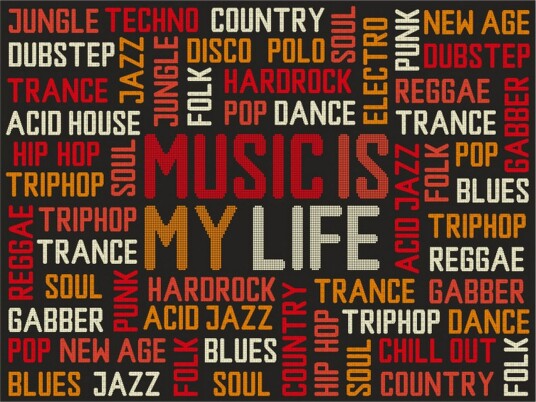 Fototapet Music Is My Life 350x270 - Artgeist sp. z o. o.